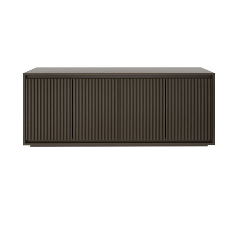 Ember Console Table, 72", Black Truffle