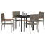 4 - Person Patio Dining Set with Square Table-39664440