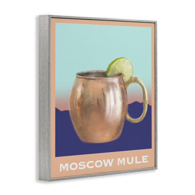 Moscow Mule sur paysage, estampe numérique, conception par Matthew Piotrowicz
