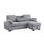 Canapé-lit modulaire réversible en tissu chenille l 91 po Marcello-1920675523