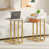 Plateau blanc / base or est en rupture de stock