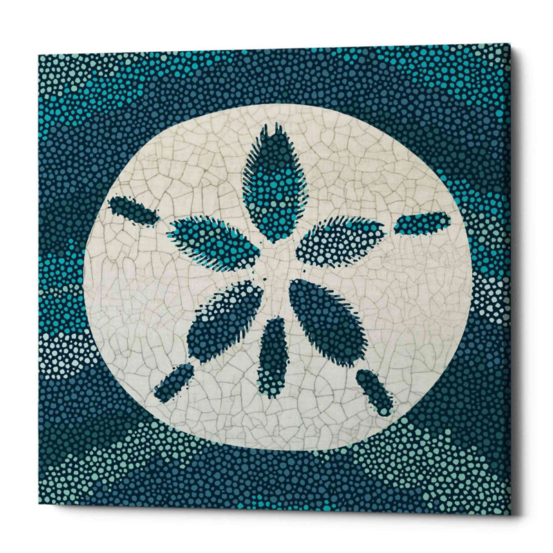 «Sea Glass» par Wild Apple Portfolio, art mural sur toile, H 12 po x l 12 po x P 0,75 po