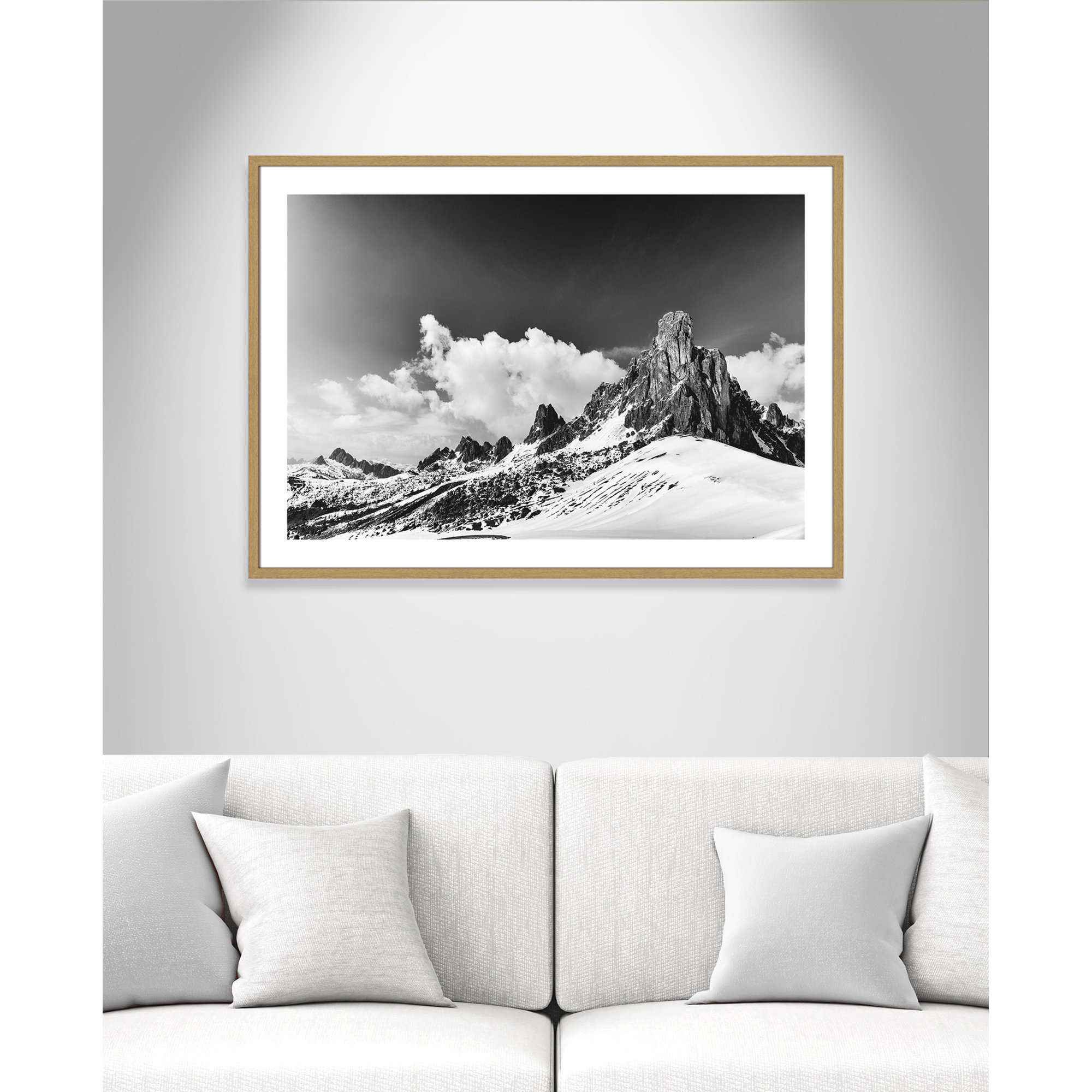 Dragon's Tail by Lars Van De Goor, 29.5" H x 41.5" W x 0.75" D, Natural Framed