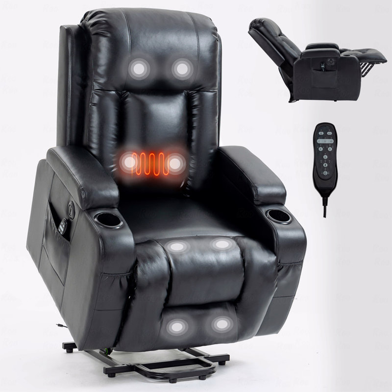 Fauteuil inclinable Infini, Noir