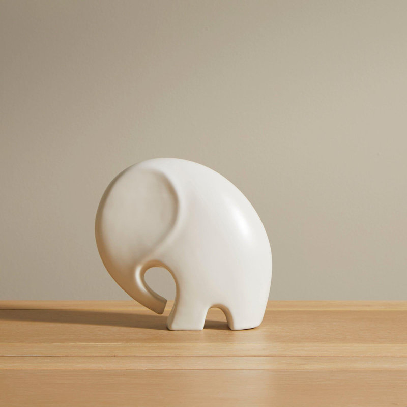 Bonnel Animals Figurines & Sculptures, White, 18cm H x 17cm W x 8cm D