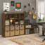 Cubicle 111.71cm H Media Shelves-121084204