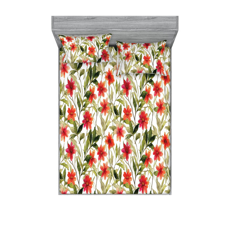 Drap-housse et taies décoratives 3 pièces Ambesonne