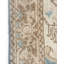 Tapis unique ivoire / bleu / taupe 3 pi 7 po x 4 pi 5 po des années 1920