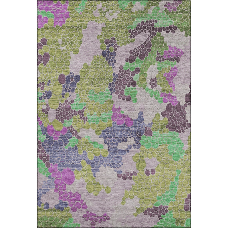 Premium Machine Washable Farolt AMF1906 Geometric Rug, Rectangle 9' x 12'