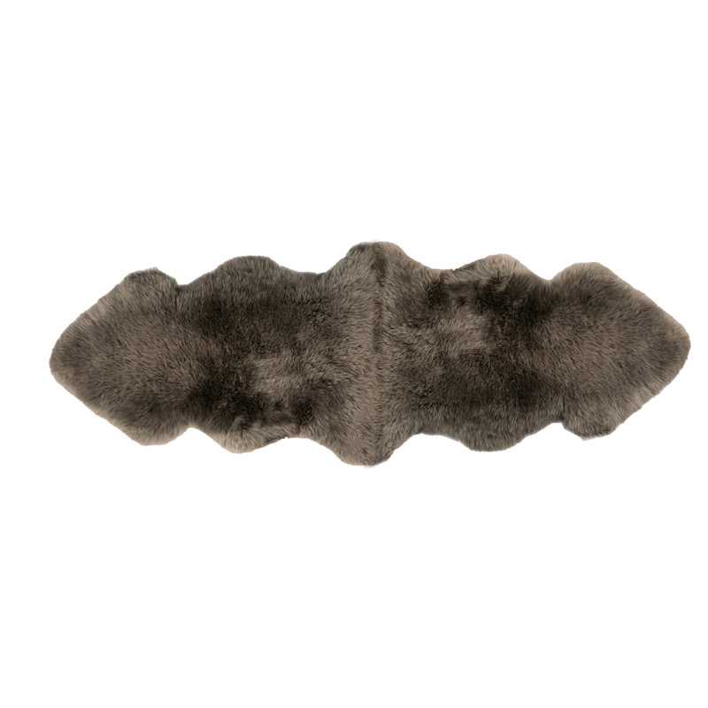 Double pelt sheepskin rug