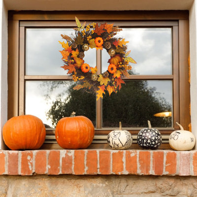 Faux Mixed Assortment 45cm Wreath