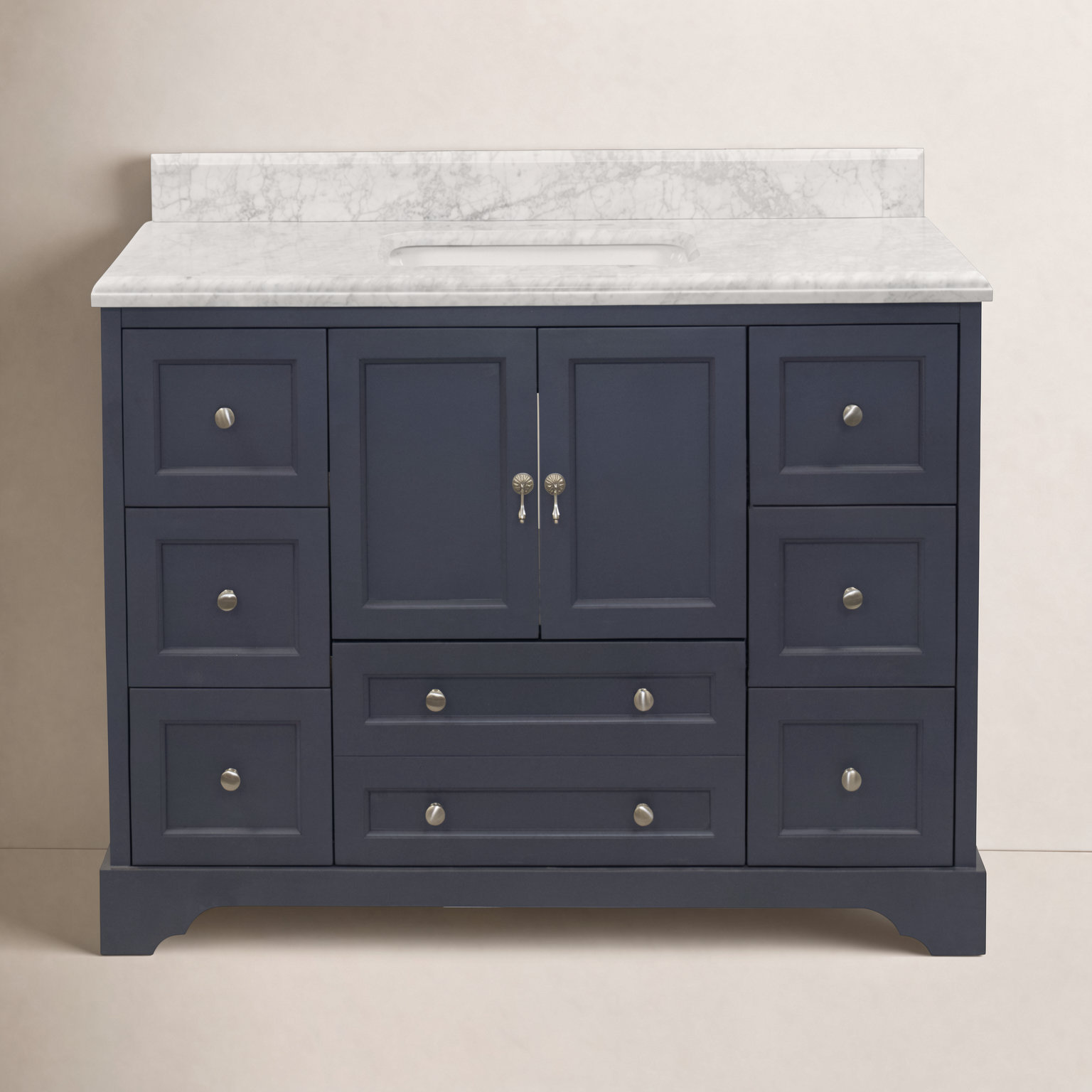 Tilford 48'' Single Bathroom Vanity, Marine Gray