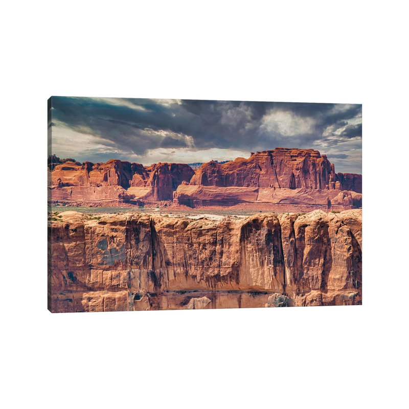 Desert Storm by Mark Paulda - Print on Canvas, 45.72cm H x 66.04cm W x 3.81cm D, Wrapped Canvas