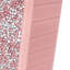 Crystal Pink Glass Floor Vase