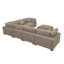 Canapé modulaire réversible de coin avec repose-pieds Arliz-55758799