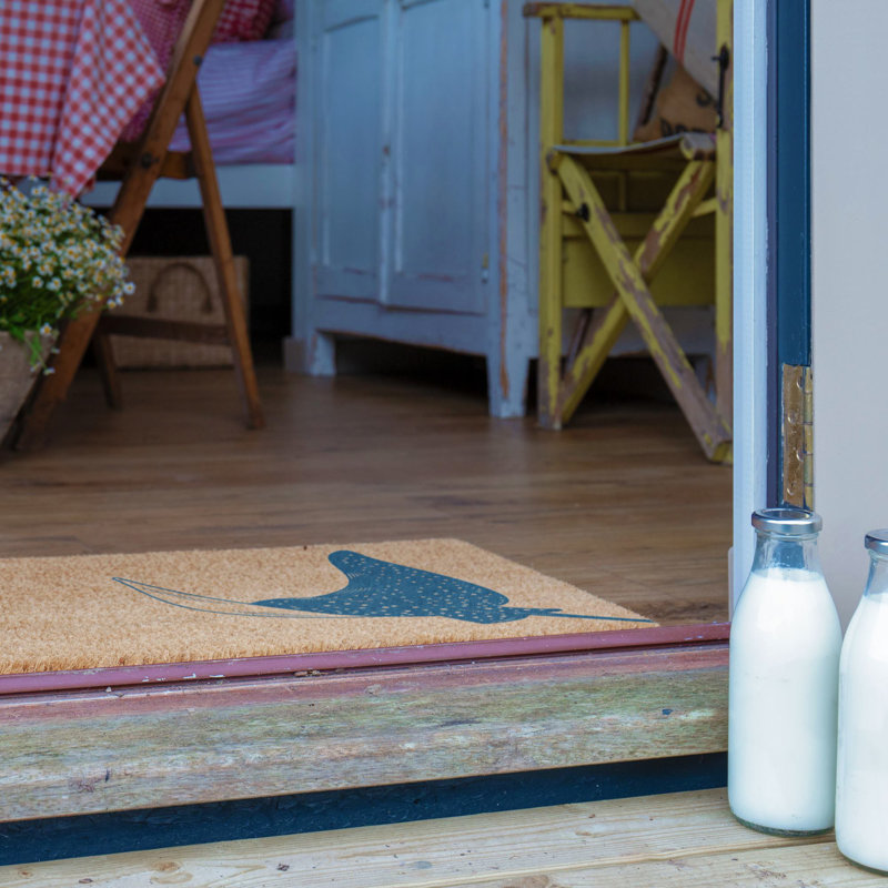 Amiya Non-Slip Outdoor Doormat, Rectangle 40 x 60 cm