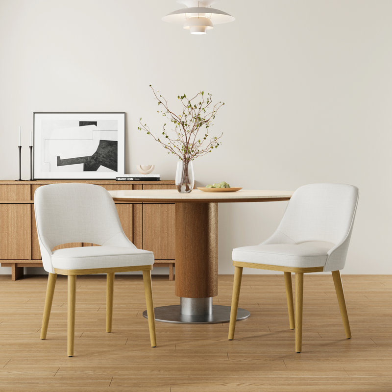 Chaises de salle à manger 19,5 po, Beige, Natural