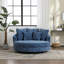 Fauteuil demi-tonneau rembourré avec housse-1835901392