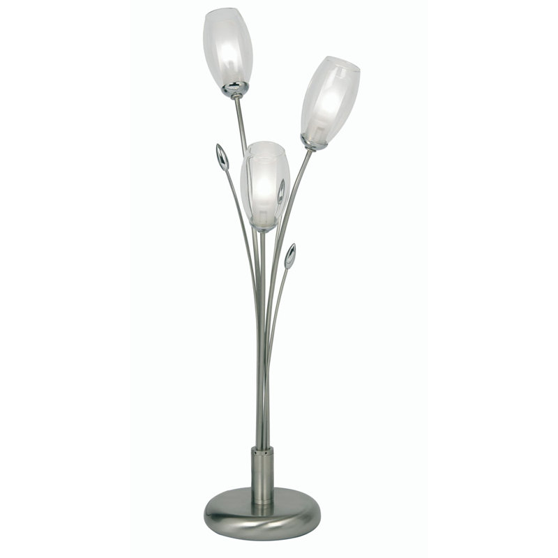 Newland Metal Table Lamp, Antique Chrome