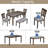 6-Piece Dining Table Set-431592502-431592496