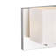 Applique murale de salle de bain 26 lumières 4 po avec finition nickel satiné pour salle de bain, coin meuble-lavabo, couloir - Compatible G9 DEL - Abat-jour en verre blanc cassé, conception linéaire moderne