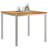 vidaXL DiningTable Brown 35.43 x 35.43 x 29.53 in Solid Teak Wood