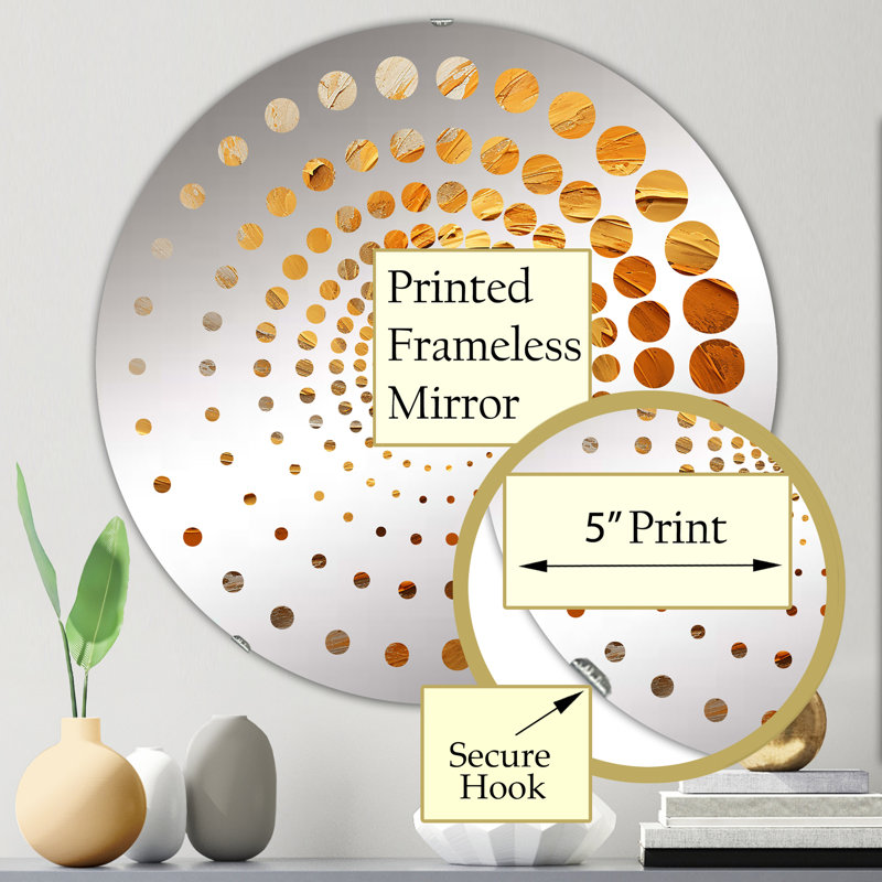 Circle Mirror, 23.6" x 23.6"