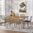 Park Avenue 6 - Person Four Leg Dining Set