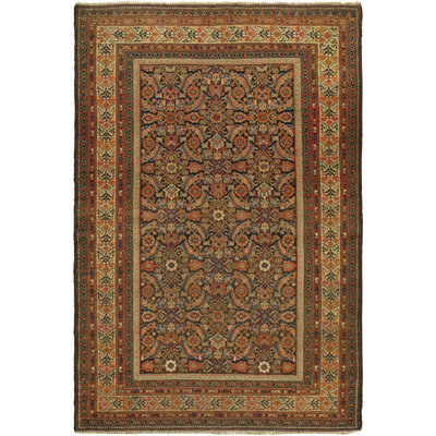 Antique One-of-a-Kind 4'2" X 6'3" Area Rug