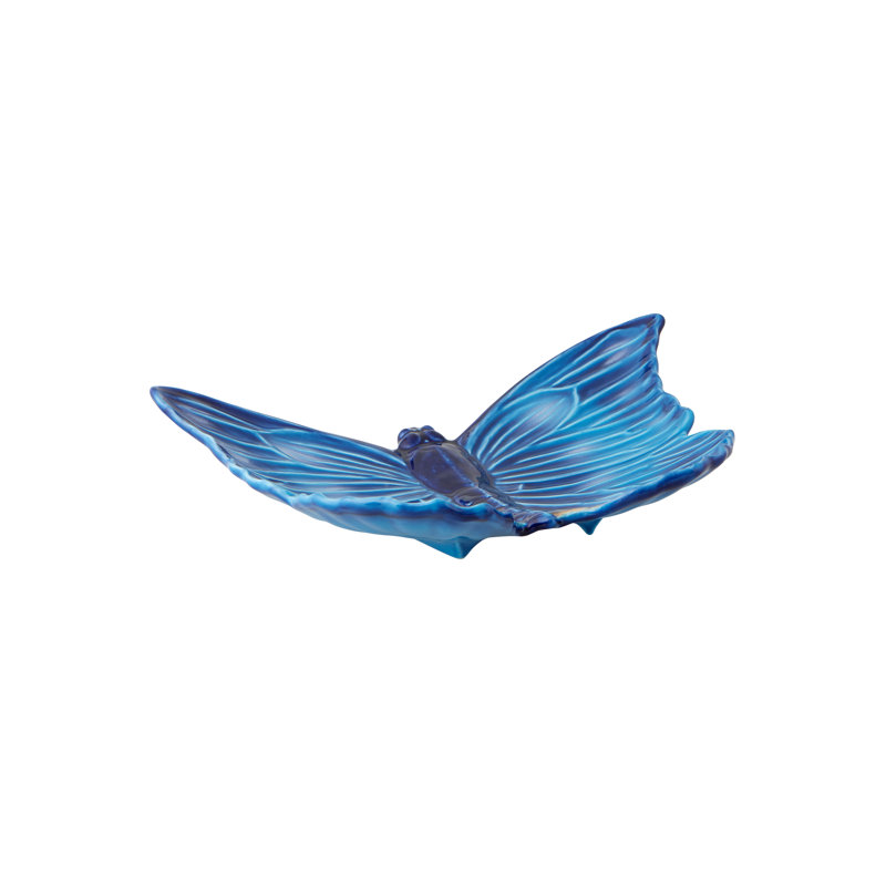 Cloudy Butterflies By Cláudia Schiffer Earthenware Decorative Tray
