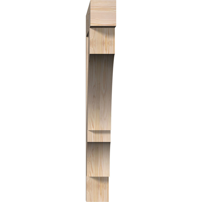 H 5,5 po x P 5,5 po, Sapin de Douglas lisse, L 5 1/2 po x P 46 po x H 46 po