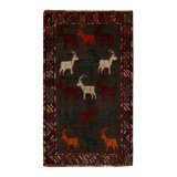 One-of-a-Kind 4'7" X 7'9" Hand Knotted Area Rug
