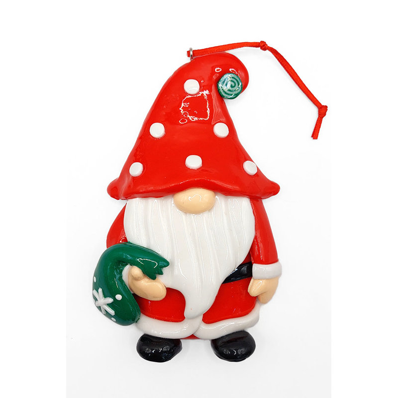 Décoration de Noël père Noël en pain d'épice brillant avec sac.  Décoration festive F07-N2-7-E2511B