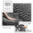 Yasmen Soft Absorbent Chenille Bath Rugs with Non-Slip Backing (Set of 2)-11004179