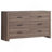 Oak 5-Piece Slatted Headboard Panel Bedroom Set