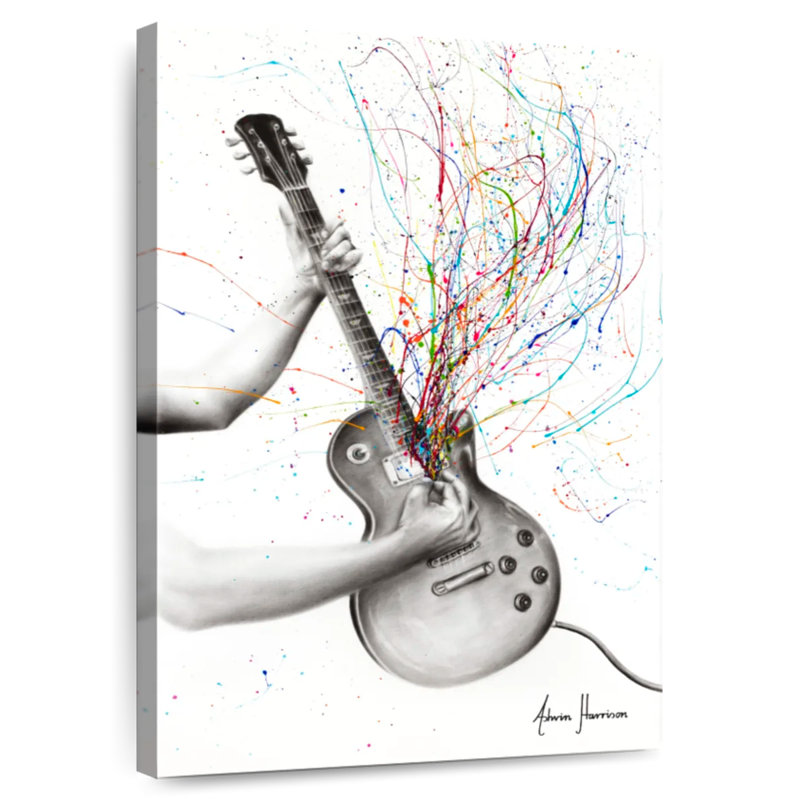 Abarca The Star Guitar, 24" H x 16" W