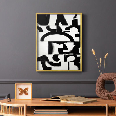 Prosperous Elements V11 Framed Print - Solid Wood