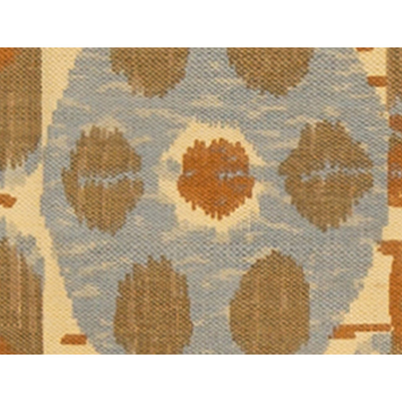 Flatweave Wool Ikat Area Rug in Multi