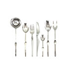 Ergonomica 51 - Piece Stainless Steel Flatware Set - Service for 12