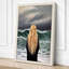 Watching the Storm Coastal - Wrapped Canvas-258777278-258777276