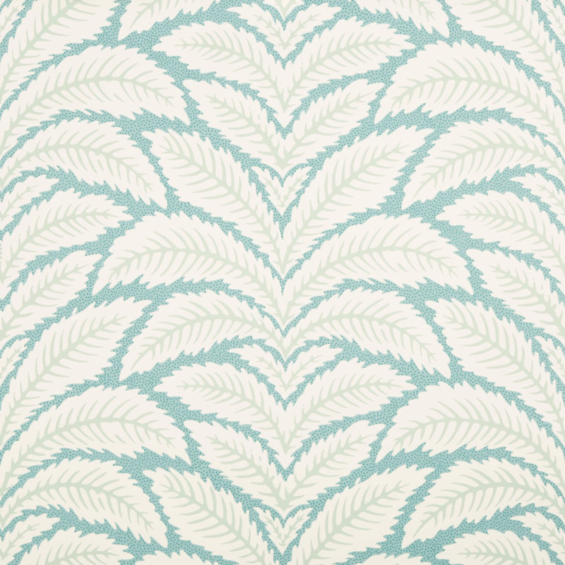 Talavera 30' L x 24" W Wallpaper Roll, Aqua
