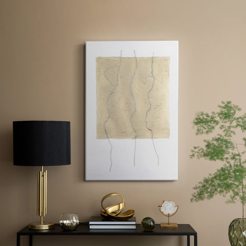 Divided Plot I -Custom Wrapped Gallery Cavas, 36" H x 24" W
