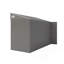 Remise de rangement bicolore optionnelle, porte à charnière simple, conception structurelle solide, bonne ventilation, surface avec film protecteur et convenant à divers cas de figure-119307068