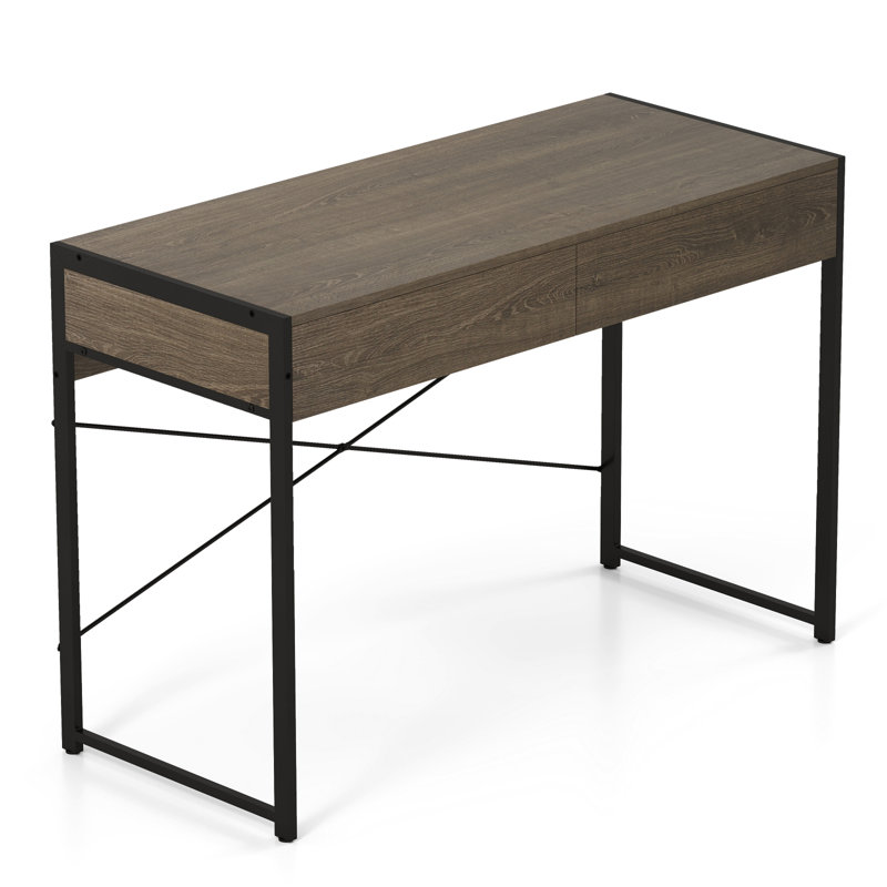 Metal Base Computer Desk