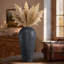 Vase de table en céramique fait à la main, texture granulaire et vase en céramique à finition mate avec glacis tacheté, texture naturelle simple et pièce de décor de style minimaliste-1772832470