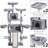 Lima Pet Heavy Duty Carpet 68 Inch Multi-Level Cat Tree Condos and Scratching Posts Included-331331325