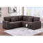 Coussin de salon modulaire réversible de style moderne avec rangement escamotable 3 pièces