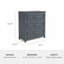 Martha Stewart  Lily Pond Wooden 3-Drawer Cabinet with Hardware-132949247