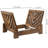 Emmalee Solid Wood Magazine Holder