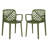 Outdoor Stacking Dining Armchair (Set Of 2)-1390699668